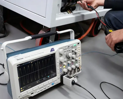 voltage reduced tests with ac power source waveform