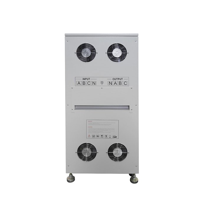 3 Phase igbt static voltage stabilizer rear side 250kVA IGBT static voltage stabilizer rear side