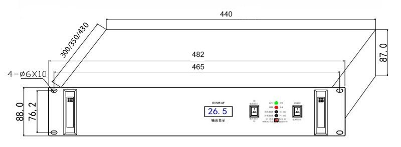 dc to dc converter dimension dc-dc converter dimension Doer Power