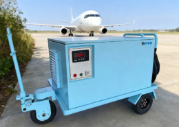 static 400hz GPU on trolley at one aerodrome in Brunei