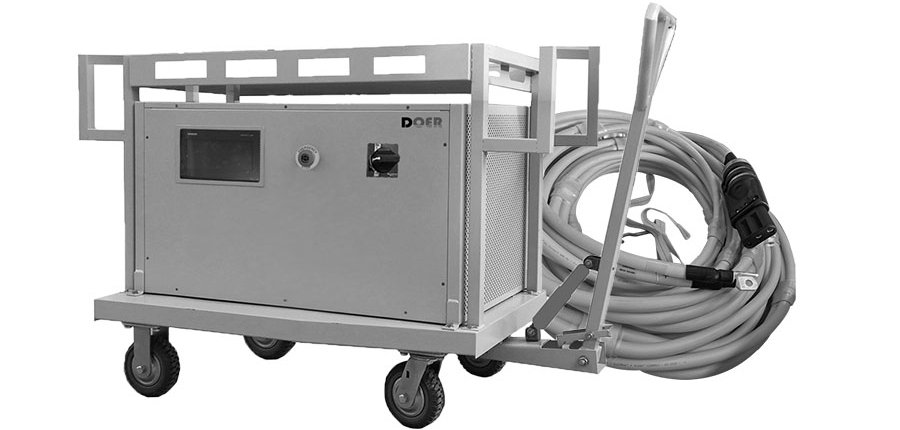 ground power unit with cables 28vdc & 400hz ground power unit