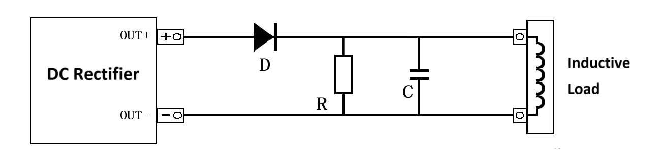 Doer dc rectifier for inductive load
